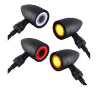 WBFLZTYOP 4 PCS Motorcycle Turn Signals LED Front Rear Lights, Universal For Ha&rley For Chopper Bobber For Suziki Turn Signals