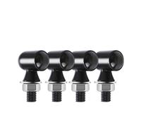 WBFLZTYOP 4pcs Aluminium Mini Motorcycle Led Turn Signal Light Amber Flasher Blinker Rear Turn Signal Lamp Indicator For Cafe Racer Bobber Turn Signals