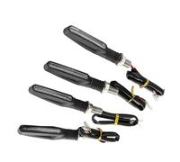 WBFLZTYOP 4Pcs Motorcycle Turn Signal Light Universal 12LED Front Rear Flowing Turn Lights Professional Sequential Indicator Running Lamp Turn Signals