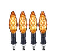 WBFLZTYOP 4Pcs/Set 12V Universal LED Motorcycle Turn Signal Light Blinker Indicator Flasher Lamp Motorbike Moto Accessories Turn Signals