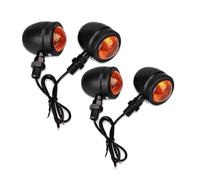 WBFLZTYOP 4PCS Universal 12V Single Wire Turn Signals Lights For Cafe Racer For Ha&rley Motorcycle Turn Signals Motorcycle Accessories Turn Signals
