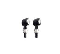 WBFLZTYOP 4x 2x Motorcycle Micro LED Mini Turn Signal Flashing Lighting Front/Rear 8mm Amber Blinker Indicator For Bobber Chopper Turn Signals