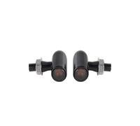 WBFLZTYOP 8mm Mini LED Motorcycle Turn Signal Indicator Blinker Amber White Red Flashing Light Flasher Universal For Cafe Racer Bobber 12V Turn Signals