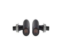 WBFLZTYOP 8mm Mini LED Motorcycle Turn Signal Indicator Blinker Amber White Red Flashing Light Flasher Universal For Cafe Racer Bobber 12V Turn Signals