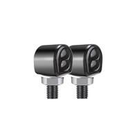 WBFLZTYOP 8mm Mini Motorcycle Led Turn Signal Indicators Blinker Lights Amber Flasher Signal Lamp Intermitentes Moto 12V For Cafe Racer Turn Signals