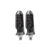 WBFLZTYOP 8mm Mini Motorcycle LED Turn Signal Lights Amber Flashing Light Blinker Turn Signal Lamp 12V Moto Indicator Lamp Accessories Turn Signals