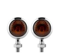 WBFLZTYOP Chrome Motorcycle Turn Signals Indicator Light Motorbike Blinker Lamp Intermitentes Moto For Ho&nda For Suzuki For Ya&maha Turn Signals