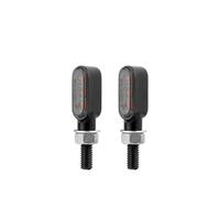 WBFLZTYOP Daytime Running 6Led Motorcycle Turn Signal Light 12V Direction Lamp E24 For Ho&nda Cafe Racer Cruiser M8 Mount Aluminium Turn Signals