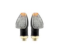 WBFLZTYOP LED Motorcycle Turn Signals Indicator Amber Blinker Light Universal Flashing Lamp 12V 10mm Moto Turn Signal For Ho&nda For Ya&maha Turn Signals