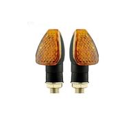 WBFLZTYOP LED Motorcycle Turn Signals Indicator Amber Blinker Light Universal Flashing Lamp 12V 10mm Moto Turn Signal For Ho&nda For Ya&maha Turn Signals