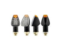 WBFLZTYOP LED Motorcycle Turn Signals Indicator Amber Blinker Light Universal Flashing Lamp 12V 10mm Moto Turn Signal For Ho&nda For Ya&maha Turn Signals