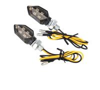 WBFLZTYOP LED Turn Signal Light Bright 2pcs Motorcycle Mini Universal Led Motorbike Lampe Amber Blinker LED Indicators Light Turn Signals