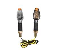 WBFLZTYOP Long Universal Motorcycle Amber LED Turn Signal Lights Indicators Flashers Blinker For Ya&maha For Suzuki For Ho&nda For Bobber Turn Signals
