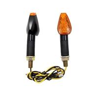 WBFLZTYOP Long Universal Motorcycle Amber LED Turn Signal Lights Indicators Flashers Blinker For Ya&maha For Suzuki For Ho&nda For Bobber Turn Signals