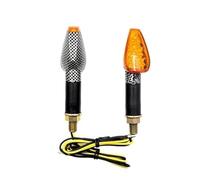 WBFLZTYOP Long Universal Motorcycle Amber LED Turn Signal Lights Indicators Flashers Blinker For Ya&maha For Suzuki For Ho&nda For Bobber Turn Signals
