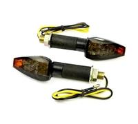 WBFLZTYOP Long Universal Motorcycle Amber LED Turn Signal Lights Indicators Flashers Blinker For Ya&maha For Suzuki For Ho&nda For Bobber Turn Signals