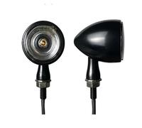 WBFLZTYOP Metal Housing Motorcycle Turn Signal Light 1000 DF LED Blinker 3 In 1 Indicator Front White Running Light Rear Brake Stop Lights Turn Signals