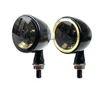 WBFLZTYOP Metal Housing Motorcycle Turn Signal Light 1000 DF LED Blinker 3 In 1 Indicator Front White Running Light Rear Brake Stop Lights Turn Signals