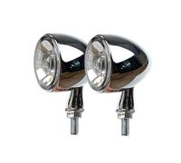 WBFLZTYOP Metal Housing Motorcycle Turn Signal Light 1000 DF LED Blinker 3 In 1 Indicator Front White Running Light Rear Brake Stop Lights Turn Signals