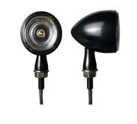 WBFLZTYOP Metal Housing Motorcycle Turn Signal Light 1000 DF LED Blinker 3 In 1 Indicator Front White Running Light Rear Brake Stop Lights Turn Signals