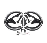 WBFLZTYOP Motorcycle Accessories Turn Light Function Brake Disc LED Rotors Covers Cornering Lamp For Ho&nda GoldWing GL1800 F6B 2018 +Up Turn Signals