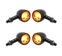 WBFLZTYOP Motorcycle Led Turn Signal Light 10mm 12V Amber Lamp Moto Indicator Lamp Front Rear Turn Signal LED/Bulb Lights Turn Signals