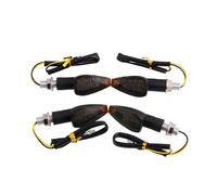 WBFLZTYOP Motorcycle LED Turn Signal Light Amber Color Long Short Turn Signal Indicator Lights Blinkers Flashers Universal 4pcs Turn Signals
