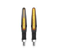 WBFLZTYOP Motorcycle LED Turn Signal Light Universal DRL Amber Flowing Blinker Indicator Motorcycle Flashing Lights 12LED 10mm Tail Lamp Turn Signals