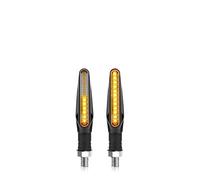 WBFLZTYOP Motorcycle LED Turn Signal Light Universal DRL Amber Flowing Blinker Indicator Motorcycle Flashing Lights 12LED 10mm Tail Lamp Turn Signals