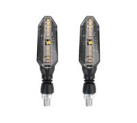 WBFLZTYOP Motorcycle LED Turn Signals Amber Flowing Turn Signal Indicator Lamp Moto Flashing Blinker Taillights For Ho&nda For Ya&maha Turn Signals