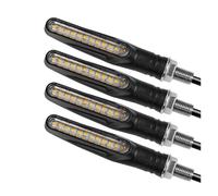 WBFLZTYOP Motorcycle Led Turn Signals Directional Indicators Flashing Rear Tail Brake Flasher Light Stop Signal Light Motorcycle DRL Lamp Turn Signals