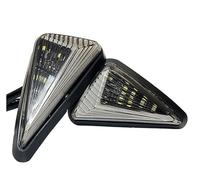 WBFLZTYOP Motorcycle LED Turning Lamp Triangle Flush Mount 12V 10mm LED Turn Signal Indicators Lights Amber Blinker Day Running Light Turn Signals