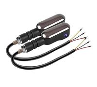 WBFLZTYOP Motorcycle Projection Turn Signal Colorful Atmosphere LED Atmosphere Turn Signal Brightness Light Turn Signals