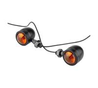 WBFLZTYOP Motorcycle Rear Turn Lights 2pcs Mini Bright Running Lights Front Turn Bulb Single Wire Motorcycle Indicator Parts For Day Turn Signals
