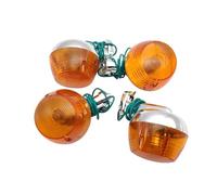 WBFLZTYOP Motorcycle Signal Turning Lights For Ho&nda Jialing C50C C70 CD70 ST70 CT90 JH70 Aluminum/Plastic Indicator Chrome Flasher Winker Turn Signals