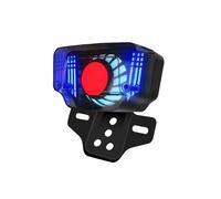 WBFLZTYOP Motorcycle Tail Light LED Signal Light Integrated Strobe Brake Stop Light With License Plate Holder Motorcycle Decoration Plates Bracket