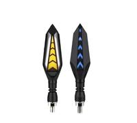 WBFLZTYOP Motorcycle Turn Signal LED Indicator Blinker Light White Amber DRL Arrows LED Sequential Flowing 12V 10mm For Ho&nda For Ya&maha Turn Signals