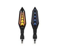 WBFLZTYOP Motorcycle Turn Signal LED Indicator Blinker Light White Amber DRL Arrows LED Sequential Flowing 12V 10mm For Ho&nda For Ya&maha Turn Signals