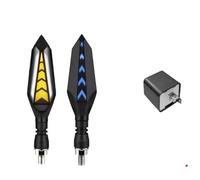 WBFLZTYOP Motorcycle Turn Signal LED Indicator Blinker Light White Amber DRL Arrows LED Sequential Flowing 12V 10mm For Ho&nda For Ya&maha Turn Signals