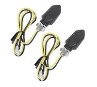 WBFLZTYOP Motorcycle Turn Signal LED Lights Brightness Autocycle Turn Signal Indicators Bulb Motorbike Amber Blinker Strobe Lamp Turn Signals
