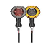 WBFLZTYOP Motorcycle Turn Signal LED Lights Sequential Flowing Flash Indicator Lamp 12V 10mm Dual-color Rotate LED Turn Signal Lightfor Ho&nda For B&M&W Turn Signals