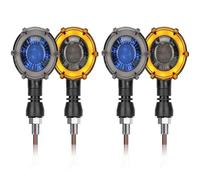 WBFLZTYOP Motorcycle Turn Signal LED Lights Sequential Flowing Flash Indicator Lamp 12V 10mm Turn Signal Light For Apr&ilia For Buell Turn Signals