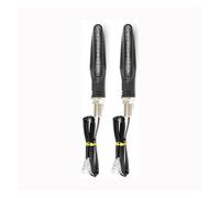 WBFLZTYOP Motorcycle Turn Signal Light 1/2PCS Moto Flowing Blinker Bendable Motorcycle Flashing Lights Universal Turn Signals