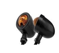 WBFLZTYOP Motorcycle Turn Signal Light For Cafe Racer Moto Indicator Lamp Universal 12v Metal Single Wire Motorbike Turn Signal For Ho&nda Turn Signals