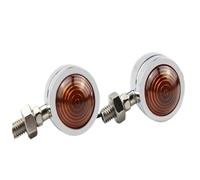 WBFLZTYOP Motorcycle Turn Signal Light For Cafe Racer Moto Indicator Lamp Universal 12v Metal Single Wire Motorbike Turn Signal For Ho&nda Turn Signals