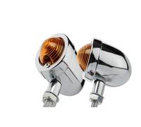 WBFLZTYOP Motorcycle Turn Signal Light For Cafe Racer Moto Indicator Lamp Universal 12v Metal Single Wire Motorbike Turn Signal For Ho&nda Turn Signals