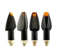 WBFLZTYOP Motorcycle Turn Signals Approved E50 Mark Turn Signal Light 14LED Turn Signal Indicator Amber Light Blinker 12V/24V M10 E-mark Turn Signals