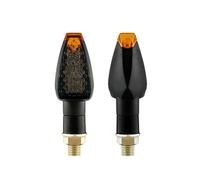 WBFLZTYOP Motorcycle Turn Signals Approved E50 Mark Turn Signal Light 14LED Turn Signal Indicator Amber Light Blinker 12V/24V M10 E-mark Turn Signals