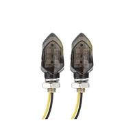 WBFLZTYOP Motorcycle Turn Signals LED Light Mini Indicators Universal Light Bright Amber Blinker Lamp Flashing Motorcycle Led Turn Signals