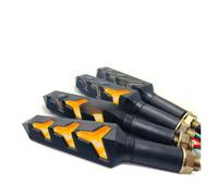 WBFLZTYOP Motorcycle Water Flowing LED Turn Signals Blinker Lights Built Relay Bendable Tail Flasher Indicator Lamp Turn Signals